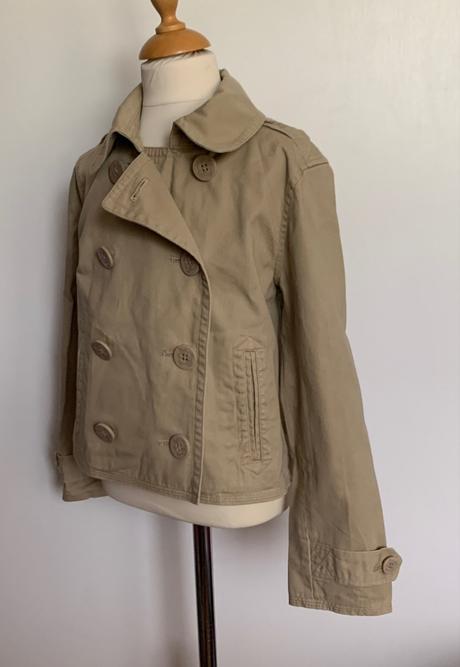 Ralph laurent hnedý krátky kabátik, ralph lauren,140