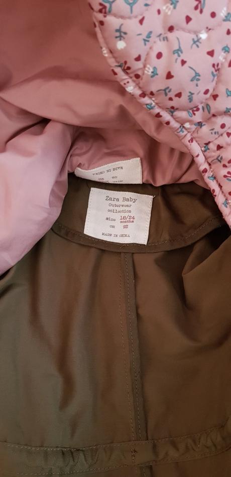 Zimný kabát, zara,92