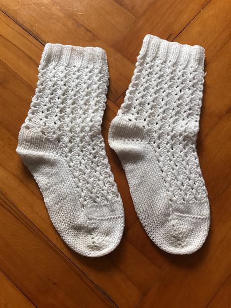 Ručné pletené ponožky,