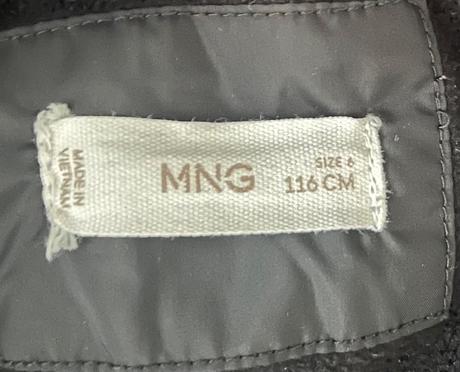 Detská zimná bunda/ dlhá, mango,116