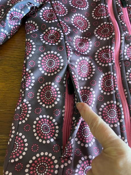 Softshellová outdoor bunda s mandalami 122/128, crivit,122