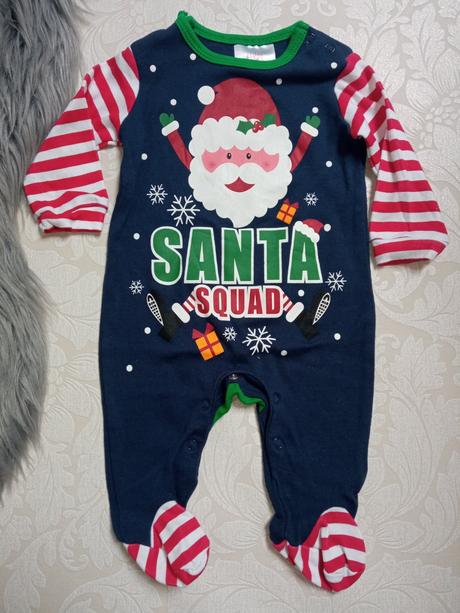 Chlapčenský tmavomodrý overal vianoce, 56