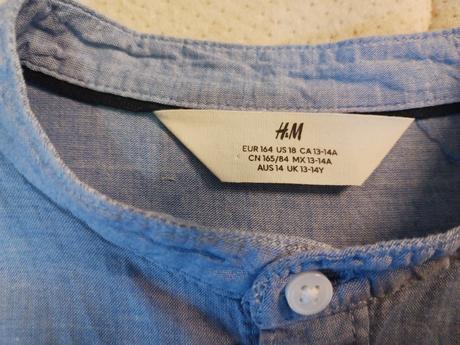 Košeľa, h&m,164