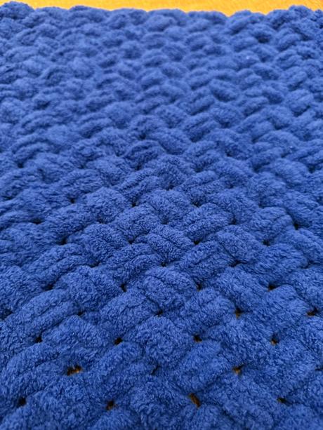 Puffy deka kralovska modra pre babatko 70x90,