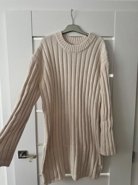 Kremove pletene šaty h&m, h&m,m