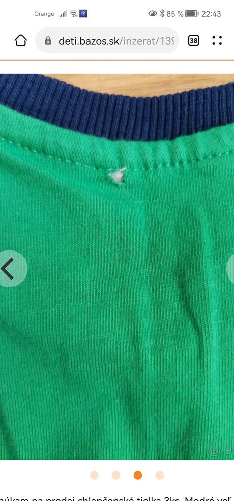 Chlapčenské tielka 3ks, 122