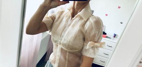 Bluzka s puff rukavmi, m