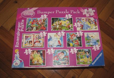 Puzzle ravensburger - disney princezné 10 kusov, 