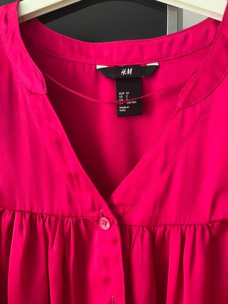 Ruzova bluzka, zara,s