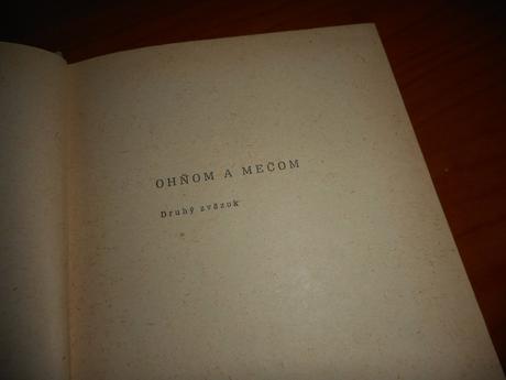 Ohňom a mečom, h. sienkiewicz,