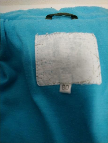 Detská prechodná vesta, zelená, 80