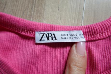 Vrúbkovaný top zara, zara,s