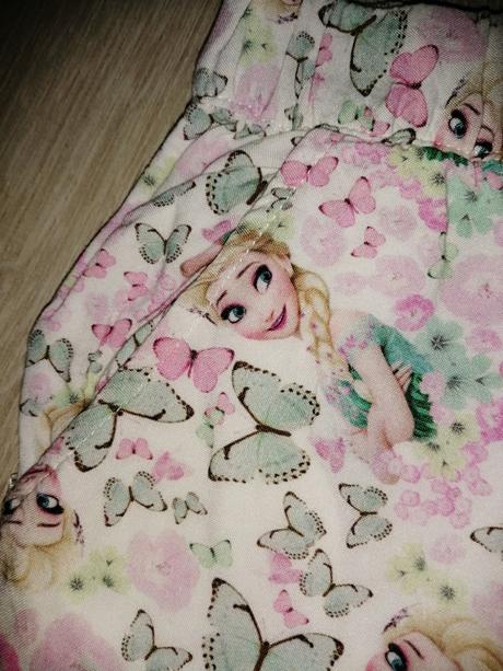 Letné nohavice frozen + tričko zdarma, h&m,128