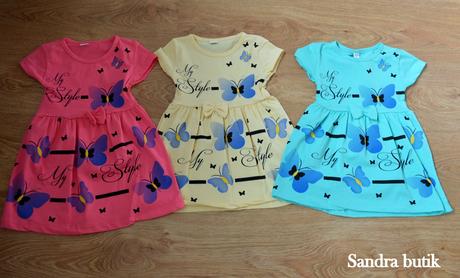 Krásne šatičky ala my style motýlik, 92 - 128