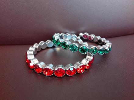 Kvalitné náramky s kryštálovými očkami,