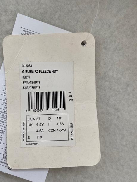 Mikina-nova, reebok,110