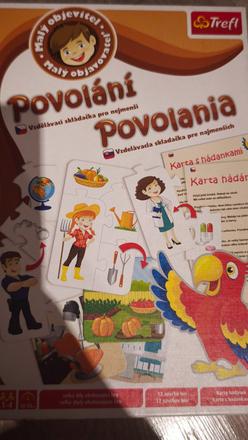 Edukačná hra malý objevitel - povolani,