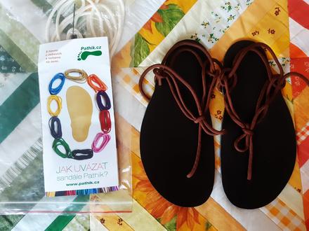 Barefoot sandále pathik "vegan" 4 mm, 37