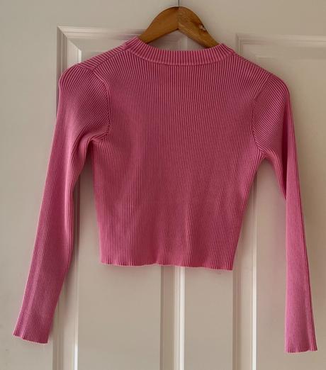 Ružový komplet nohavice a top, xs/s, xs