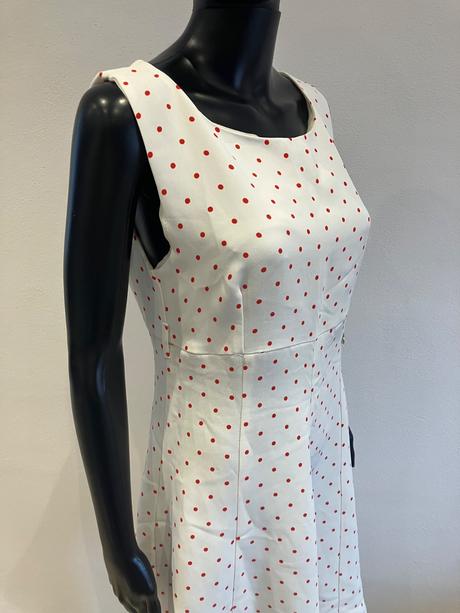 Dámske letné šaty bodkované (xl), xl