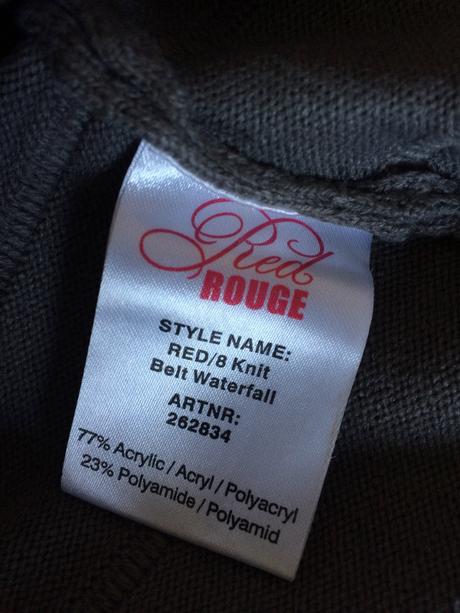 Red rouge pletené šaty vel.xs, xs