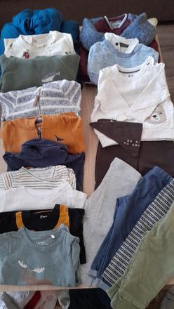 Set chlapček jeseň 74, h&m,74