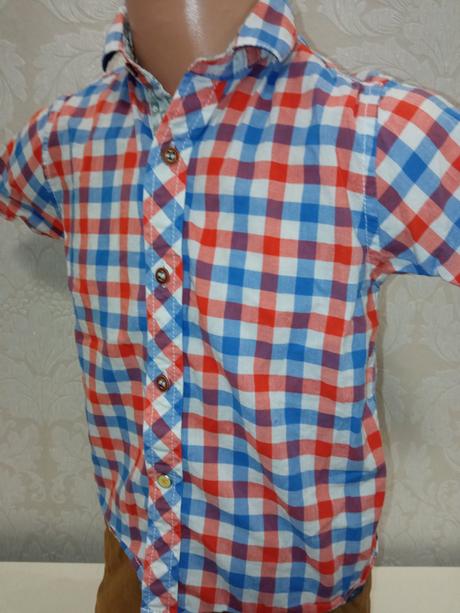 Chlapčenská kockovaná košeľa next (3r.), next,98