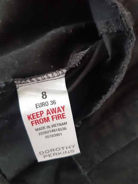 Dorothy perkins čierna bavlnená blúzka, dorothy perkins,s