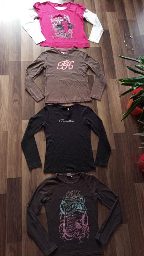 4ks tričká v.152, 12r, tommy hilfiger,152