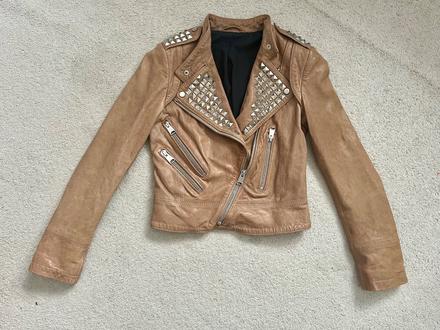 Kozena bunda, prava koza, xs