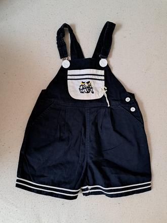 Krátke nohavice modré na traky s námorníkmi, 86