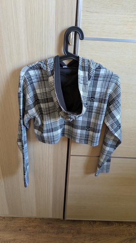 Mikina crop top sarabanda, 164