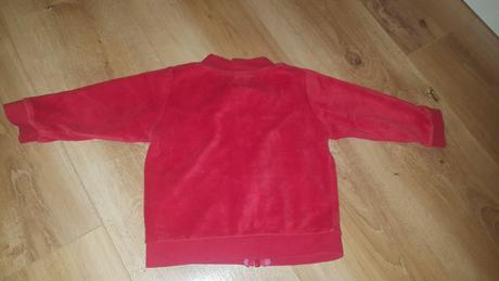 Zamatová mikinka 6-12 mes, lupilu,74