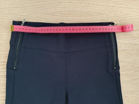 Tmavomodré elegantné nohavice zara s, zara,s