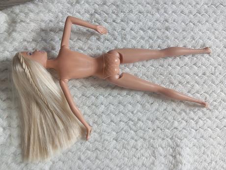 Barbie mattel blond vlasy, 
