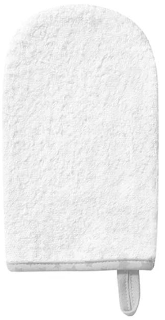 Babyono froté detská umývacia rukavica biela, 