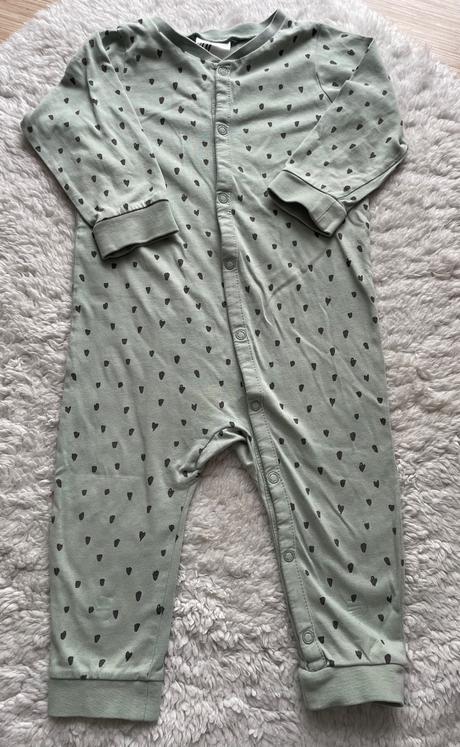 Zelenkaste pyzamko h&m, h&m,80