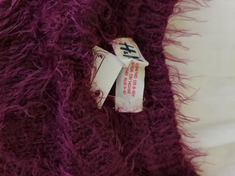 Chlpaty sveter, h&m,134