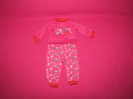 Vianočné oblečenie pre bábiku, 