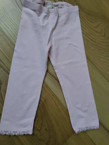 3/4 legíny + top zdarma, h&m,110