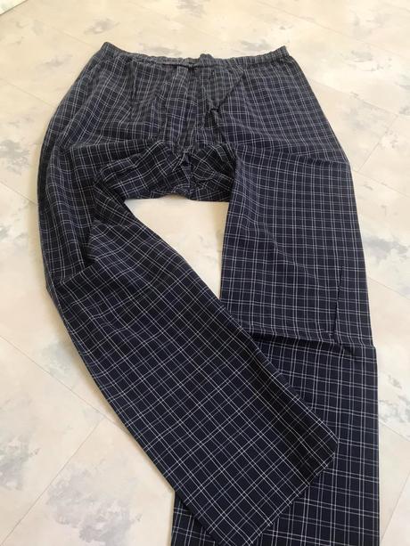 Bavlnené plátenné pyžamové nohavice, xl