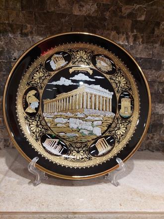Dekoračný tanier athény,