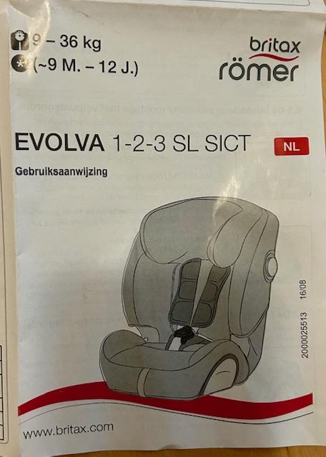 Britax romer evolva 123 autosedacka, römer