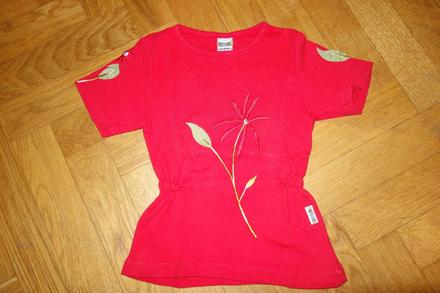 Tričko s kvetmi pepelino, 104