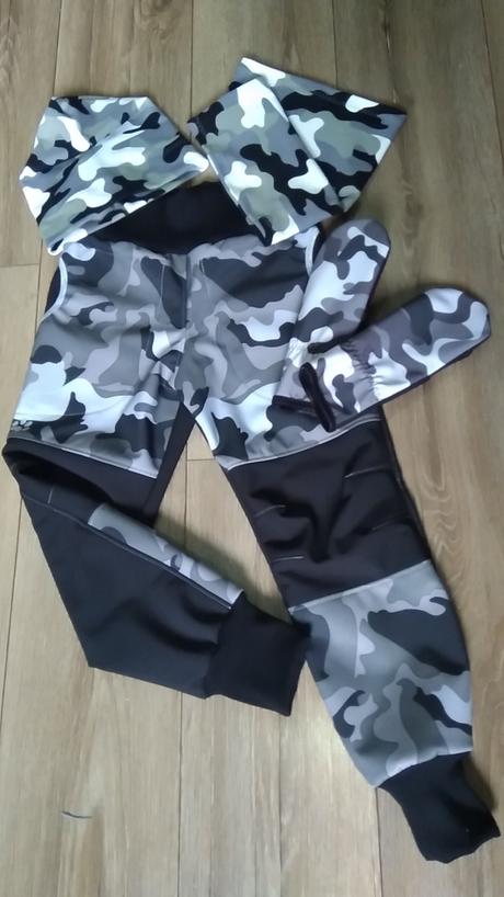 Zimné softshellky s reflexnym prvkom, 50 - 170