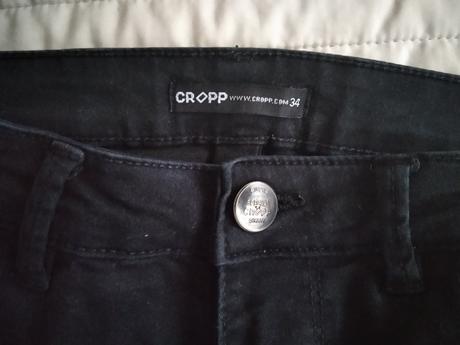 2x rifle s vysokým pásom, denim,34