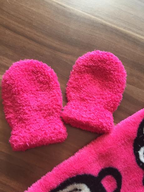 Kittie ciapocka+rukavicky, pinkie,86