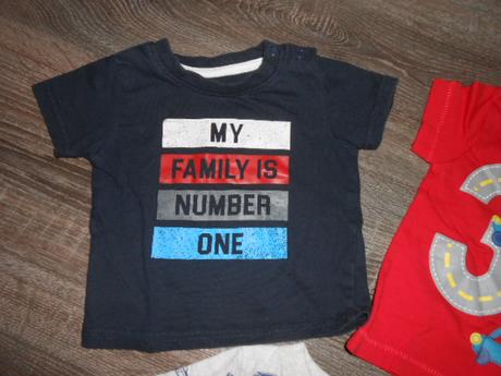 3 ks chlapčenskych tričiek č. 62, primark,62