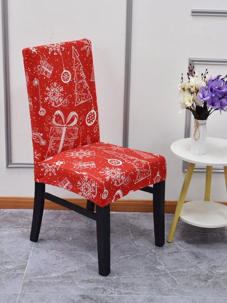 Návlek na stoličku vianoce,