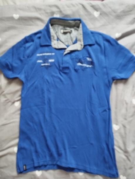 Modre polo tričko l/xl, l